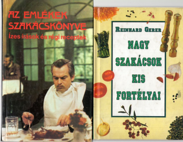 F. Nagy Angéla, Kótun Károlyné dr., Krúdy Gyula, Reinhard Gerer - 5 db szakácskönyv: Nagy szakácsok kis fortélyai, Az emlékek szakácskönyve, Házunk tája-konyhánk tája, Kímélő ételek, Régi és új ízek