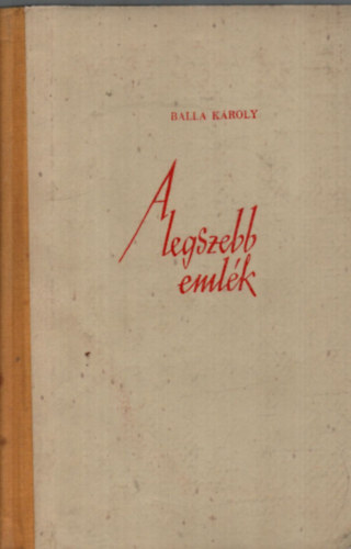 Balla K�roly - A legszebb eml�k.