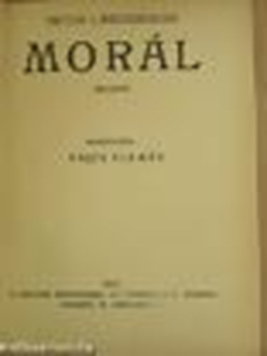 Arthur Landsberger - Morál