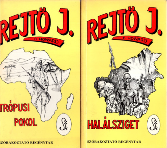 Rejt� J. (P. Howard) - 2 db Rejt� J. ( Tr�pusi pokol + Hal�lsziget )