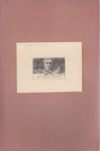 Ex Libris Kaposi Jzsef r (eredeti nyomat)