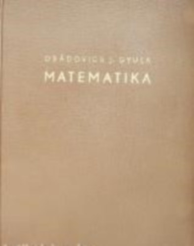 Ob�dovics J. Gyula - Matematika (Ob�dovics)