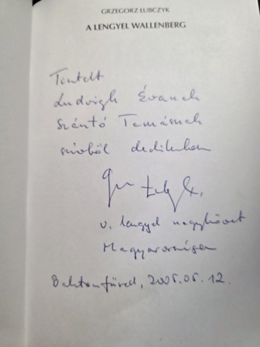 Lubczyk, Grzegorz - A lengyel Wallenberg - Henryk Slawik és az idősebb Antall József története