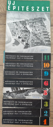 Új Építészet 1947. 1-2-3-5-6-9-10-11