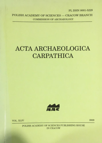 Proh�szka P�ter - Acta Archaeologica Carpathica