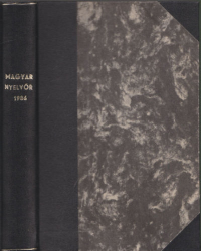 Lrincze Lajos (szerk.) - Magyar nyelvr 1986/1-4.(Telejs vfolyam)