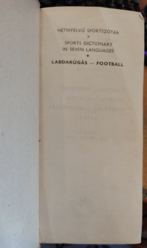 Dr. Hepp Ferenc (szerk.) - Htnyelv sportsztr: Labdargs