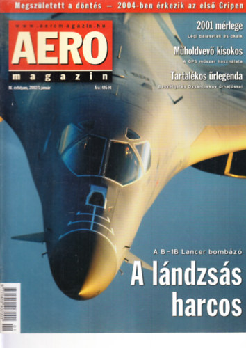 Sajtos Zoltán (szerk.) - Aero magazin 2002/1-12, teljes évfolyam, lapszámonként