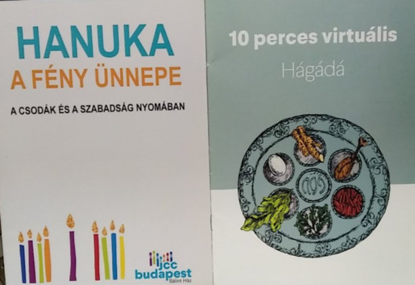2 db füzet: Hanuka - A fény ünnepe+ 10 perces virtuális Hágádá