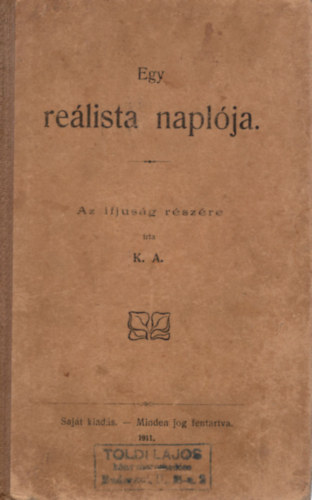 K.A. - Egy realista naplja- Az ifjusg rszre