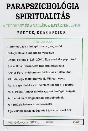 Parapszicholgia-Spiritualits 2005/1.