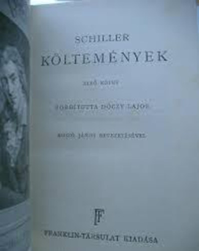 Szigethy Lajos(ford) - Schiller k�ltem�nyek