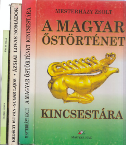 Mesterhzy Zsolt, Erdlyi Istvn, Sugr Lajos - 3 db. magyar strtneti knyv (A magyar strtnet kincsestra + zsiai lovas nomdok + Dl s szak - rgszeti emlkek)