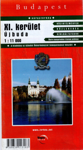 Budapest XI. ker�let- �jbuda  v�rost�rk�p 1:11 000