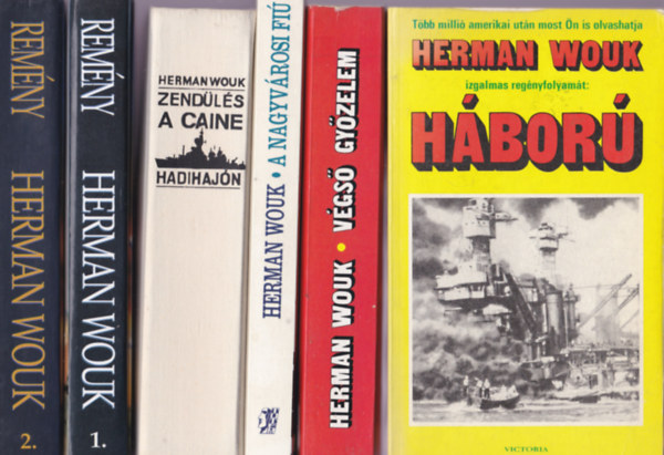 Herman Wouk regényei:6db könyv