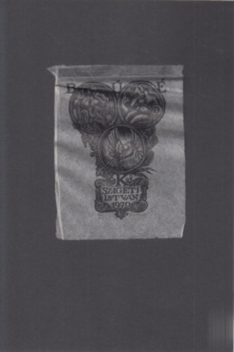 Ex Libris Szigeti Kroly (eredeti nyomat)