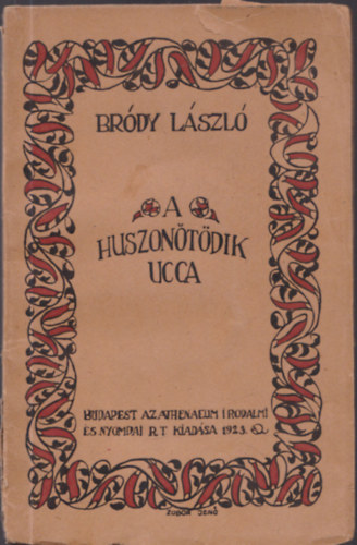 Brdy Lszl - A huszontdik ucca - Brdy Lszl versei (dediklt)