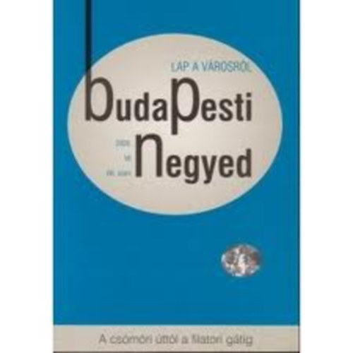 "A csmri ttl egszen a filatori gtig" A Karinthyak Budapestje - Budapesti Negyed 2009. tl 66. szm