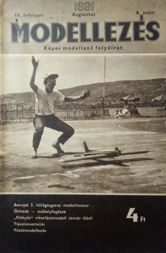 Srosi Gyula (szerk.) - Modellezs - Kpes modellez folyirat III. vf. 8. szm (1961. augusztus)
