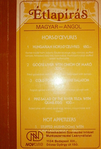 Dr. Benics Lszl - tlaprs (magyar-angol)