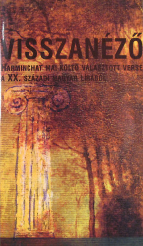 Kntor Pter (szerk.) - Visszanz. Harmichat mai klt vlasztott verse a XX. szzadi magyar.