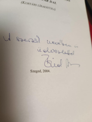 Sghy Mikls, Tth kos, Fried Istvn (szerk.) - Az jmagyar dal (a szerkeszt ltal dediklt)