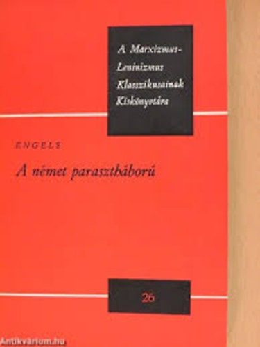 Friedrich Engels - A nmet paraszthbor