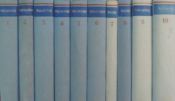 Lev Tolsztoj művei 1-10.