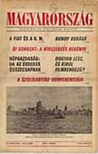 Dr. Plfy Jzsef (fszerk.), Grdos Mikls - Magyarorszg - III. vfolyam (1966) 1-26. szm (janur 2. - jnius 26.), egybektve