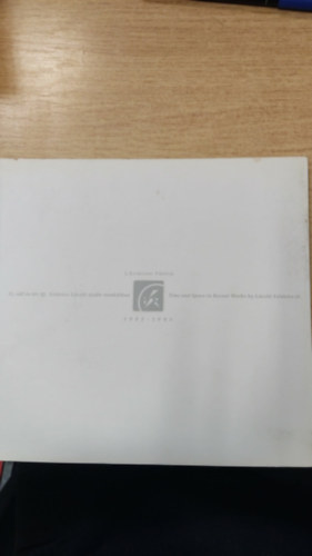 L. Kovásznai Viktória - Az idő és tér ifj. Szlávics László újabb munkáiban