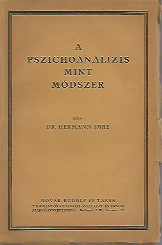 Hermann Imre - A pszichoanalizis mint m�dszer