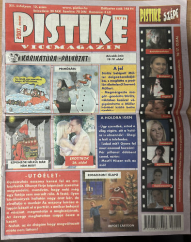 Pistike 2007. december (XIII. évfolyam 12. szám)