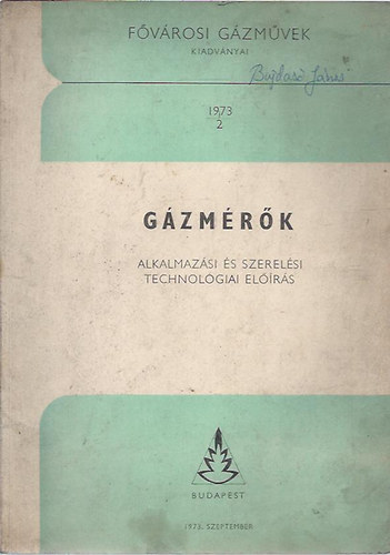 G�zm�r�k - Alkalmaz�si �s szerel�si technol�giai el��r�s