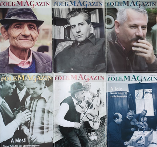Grozdits Károly (szerk.) - 6db Folkmagazin - Grozdits Károly (főszerk.)-2019/2-XXVI. évf. 2. szám; 2019/3-XXVI. évf. 3. szám; 2020/5-XXVII. évf. 5. szám; 220.XXVII. évf. XVI. különszám; 2021/2-XXVIII. évf. 2. szám; 2021. március 27.-XVIII. különszám