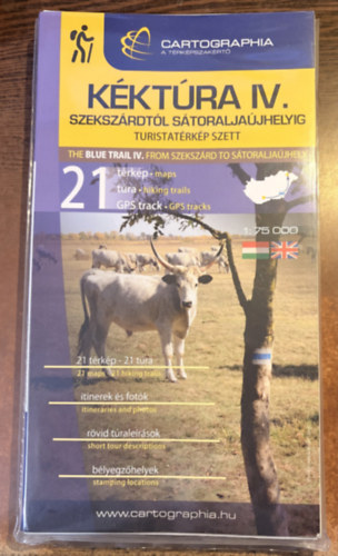 Kéktúra IV. turistatérkép szett (Alföld) - Szekszárdtól Sátoraljaújhelyig