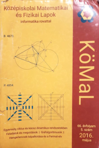 Ratkó Éva - Középiskolai matematikai és fizikai lapok 66. évfolyam 20016/5