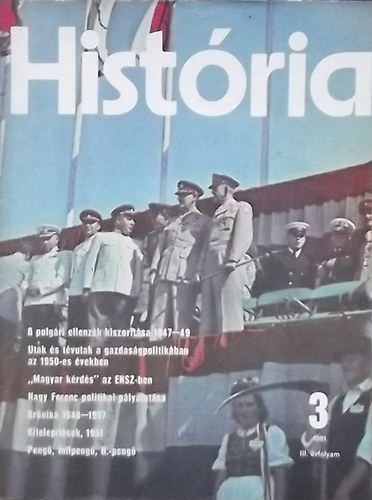 Glatz Ferenc  (szerk.) - Histria 1981/3