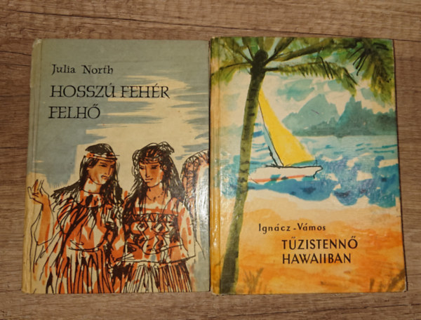Julia North, Ignácz-Vámos - 2 könyv a Útikalandok című soorozatból: Hosszú fehér felhő, Tűzistennő Hawaiiban