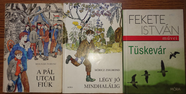 Molnr Ferenc, Mricz Zsigmond, Fekete Istvn - 3 ktelez olvasmny kisiskolsoknak: A pl utcai fik, Lgy j mindhallig, Tskevr