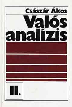 Csszr Gbor - Vals analzis II.