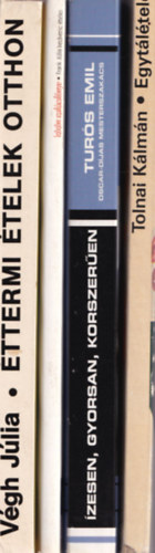 Turs Emil, Frank Jlia, Vgh Jlia, Klmn Tolnai - 4 db Szakcsknyv: Egytl telek, ttermi telek otthon, zzn szakcsknyv, zesen, gyorsan, korszeren