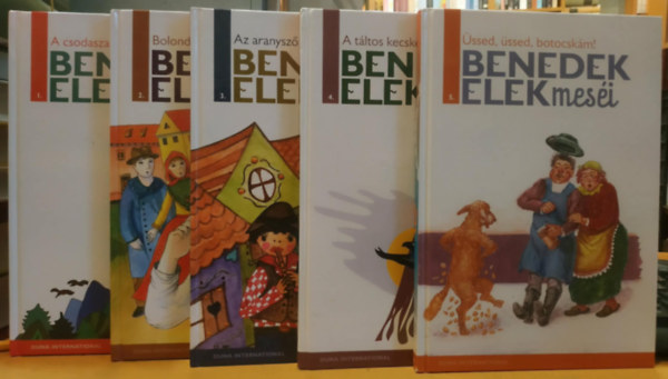 Benedek Elek, Halász-Géczi Ágnes (rajz), Varga Tamás (ill.), Nagy Orsolya, Porpáczy Zoltán, Turcsányi Antal - 1-5. Benedek Elek meséi: A csodaszarvas + Bolond Istók + Az aranyszőrű bárány + A táltos kecske + Üssed, üssed, botocskám!