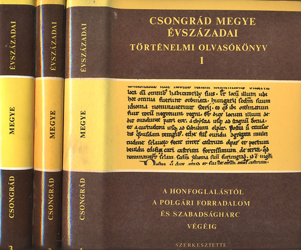 Blazovich L�szl� (szerk) - Csongr�d megye �vsz�zadai I-III. (T�rt�nelmi olvas�k�nyv)