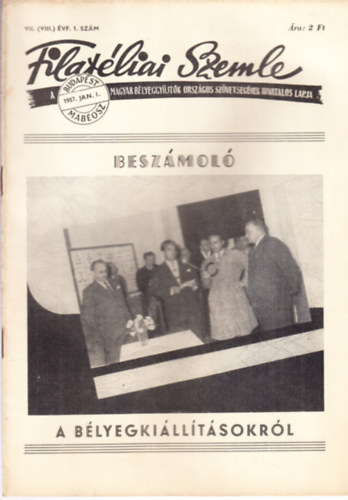 Filatliai szemle 1957/1-12. (teljes vfolyam, lapszmonknt)