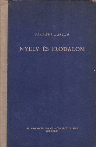 Szab�di L�szl� - Nyelv �s irodalom
