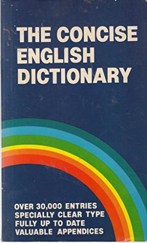 The Concise English Dictionary - (egynyelvű szótár)