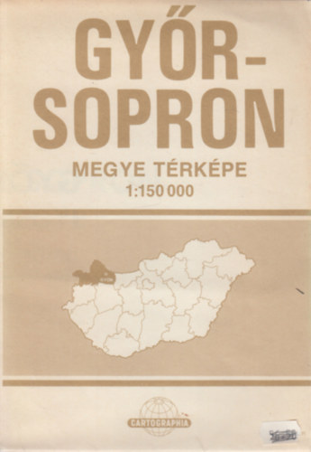 Gyr-Sopron megye trkpe (1:150 000)