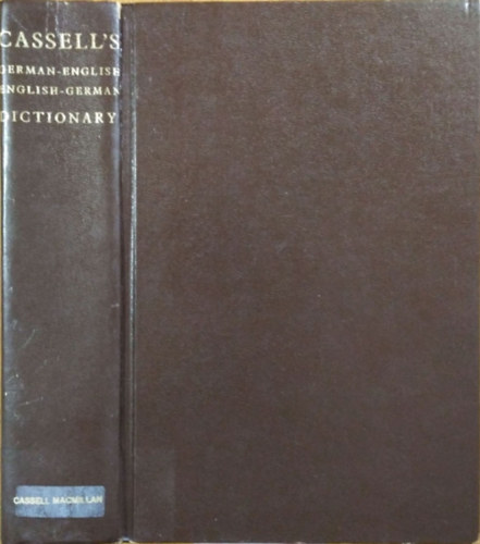 Cassell's German Dictionary - German-English, English-German
