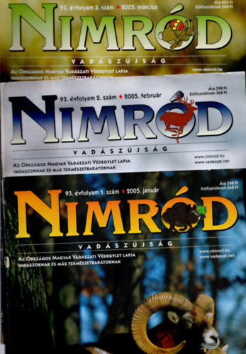 Dr. Zoltn Attila, Dr. Kller Joachim - Nimrd 2005 teljes vfolyam ( 1-12. szm , lapszmonknt )