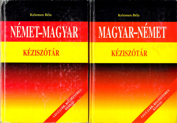 Kelemen Bla (szerk.) - Magyar-Nmet Nmet-Magyar kzisztr (Regiszteres kiads!)